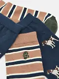 Thumbnail 2 of Joules Men's Kingsbury Socks 2 Pack UK 7-12 - Navy/Camel