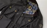 Thumbnail 2 of Belstaff Men's Waxed Cotton Racemaster Jacket - Black