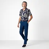 Thumbnail 8 of Oliver Sweeney Men's Ravenshead Riviera Cotton Shirt - Navy Print