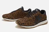 Thumbnail 4 of FitFlop Women's Retro-Q FF Suede Trainers - Leopard Print