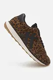 Thumbnail 5 of FitFlop Women's Retro-Q FF Suede Trainers - Leopard Print