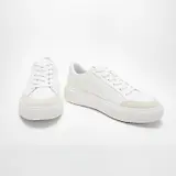 Thumbnail 5 of FitFlop Women's RTG Leather/Suede Trainers - Urban White