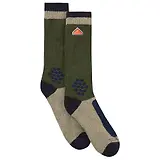 Thumbnail 2 of Sealskinz Gresham Recycled Wool Mid Colour Block Hiking Socks - Green
