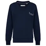 Thumbnail 1 of Holland Cooper Women's Relaxed Fit V-Neck Sweat - Ink Navy Ecru