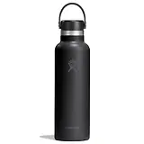 Thumbnail 1 of Hydro Flask 21oz (621ml) Standard Mouth Bottle - Black