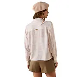 Thumbnail 2 of Ariat Women's Rudford Long Sleeve Shirt - Icy Pink Horse Print