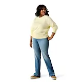 Thumbnail 6 of Ariat Women's Essential Crew Sweatshirt - Pear Sorbet