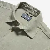 Thumbnail 5 of Oliver Sweeney Men's Somerton 100% Linen Short Sleeved Shirt - Sage