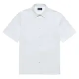Thumbnail 1 of Oliver Sweeney Men's Somerton Short Sleeved Linen Shirt - White