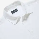 Thumbnail 2 of Oliver Sweeney Men's Somerton Short Sleeved Linen Shirt - White