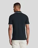 Thumbnail 2 of Lyle & Scott Men's Tipped Polo Shirt - Dark Navy/ White