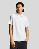 Thumbnail 2 of Lyle & Scott Men's Twill Texture Polo Shirt - White