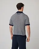 Thumbnail 10 of Peregrine Men's Island Crochet Button Polo Shirt - Navy