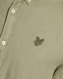 Thumbnail 6 of Lyle & Scott Men's Short Sleeve Linen Shirt - Seagrass