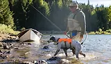 Thumbnail 10 of RUFFWEAR Treat Trader Dog Treat Pouch - Blue Pool