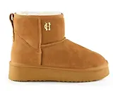 Thumbnail 1 of Holland Cooper Women's Shearling Platform Boots - Tan