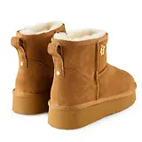 Thumbnail 2 of Holland Cooper Women's Shearling Platform Boots - Tan