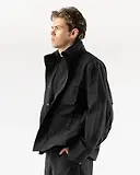 Thumbnail 10 of Snow Peak Takibi Ripstop Field Jacket - Black