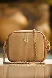 Thumbnail 4 of Holland Cooper Women's Soho Camera Bag - Tan Raffia