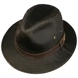 Thumbnail 2 of Stetson Sri Lanka Traveller Cloth Hat - Dark Brown