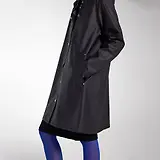 Thumbnail 6 of Stutterheim Women's Mosebacke Lightweight Raincoat - Black