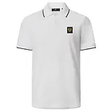 Thumbnail 1 of Belstaff Men's Cotton Pique Tipped Polo Shirt - White
