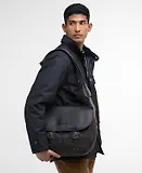 Thumbnail 2 of Barbour Wax Leather Tarras Bag - Olive