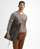 Thumbnail 3 of Barbour Field Roll-Top Waxed Backpack - Olive/Black