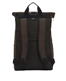 Thumbnail 2 of Barbour Field Roll-Top Waxed Backpack - Olive/Black