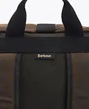 Thumbnail 7 of Barbour Field Roll-Top Waxed Backpack - Olive/Black