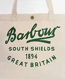 Thumbnail 6 of Barbour Script Tote Bag - Natural