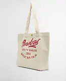 Thumbnail 3 of Barbour Script Tote Bag - Red Logo