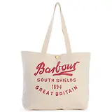 Thumbnail 1 of Barbour Script Tote Bag - Red Logo