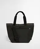 Thumbnail 3 of Barbour Field Waxed Carry All Tote Bag - Sage / Classic