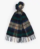 Thumbnail 3 of Barbour Wool/Cashmere Tartan Scarf - Green Loch