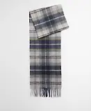 Thumbnail 3 of Barbour Wool/Cashmere Tartan Scarf - Grey Midnight Tartan