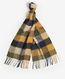 Thumbnail 4 of Barbour Large Tattersall Scarf - Forest Mist