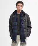 Thumbnail 3 of Barbour New Check Tartan Scarf - Lambswool & Cashmere Mix - Black Watch