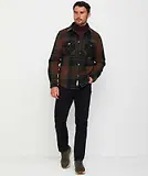 Thumbnail 4 of Woolrich Men's Alaskan Melton Overshirt - Greenstone Check