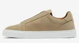 Thumbnail 5 of Oliver Sweeney Men's Valezim Perforated Calf Suede Slip-on Trainers - Sand