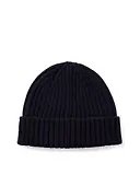 Thumbnail 2 of Belstaff Men's Lambswool Watch Beanie Hat - Dark Ink
