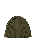 Thumbnail 3 of Belstaff Men's Lambswool Watch Beanie Hat - Khaki Green