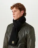 Thumbnail 2 of Belstaff Men's Lambswool Watch Scarf - Black