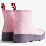 Thumbnail 4 of Hunter Women's Play Short Wellington Boots - Parfait Pink/Purple Top