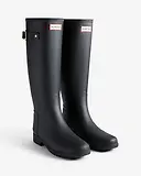 Thumbnail 2 of Hunter Women's Refined Gold Trim Tall Wellington Boots - Black