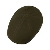 Thumbnail 2 of Stetson Men's Waxed Cotton WR Duck Flat Cap - Olive