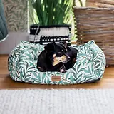 Thumbnail 3 of William Morris Square Dog Bed - Willow Bough Print