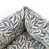 Thumbnail 5 of William Morris Square Dog Bed - Willow Bough Print