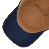 Thumbnail 3 of Stetson Wool Check Trucker Cap - Navy/Beige/Burned Orange