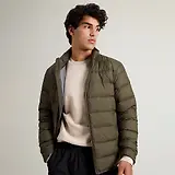 Thumbnail 5 of Woolrich Men's Lightweight Microfibre Down Jacket - Dark Green